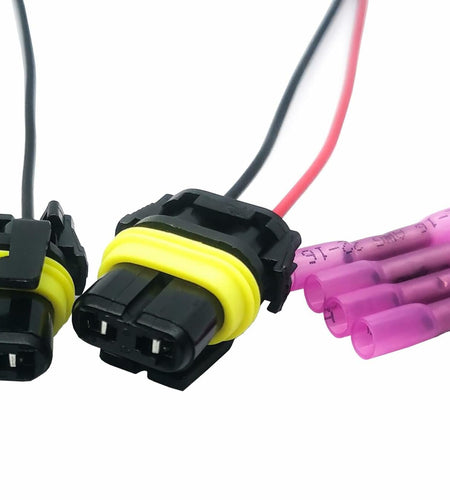 9006 HB4 Headlight Low Beam Plug Socket Bulb ADO-9006 Black