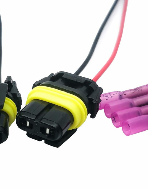 Load image into Gallery viewer, 9006 HB4 Headlight Low Beam Plug Socket Bulb ADO-9006 Black

