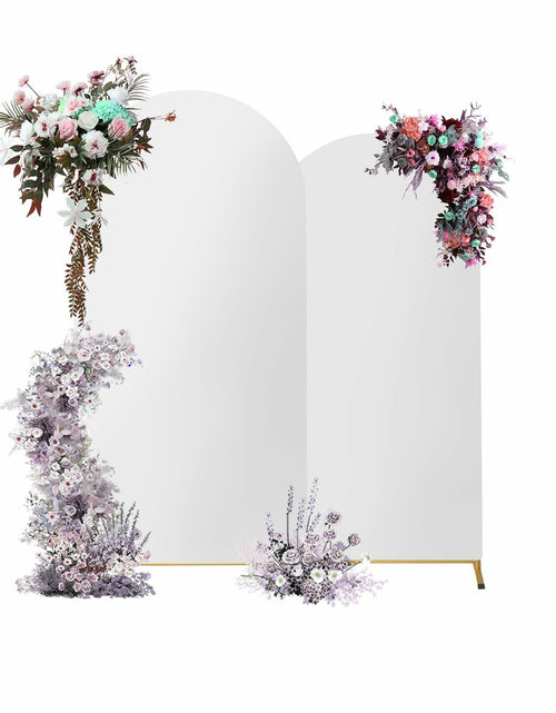 Load image into Gallery viewer, Yupend Wedding Arch Frame Metal Backdrop Stand 7.2FT Gold Balloon Arch
