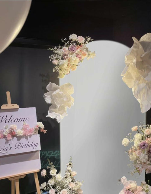 Load image into Gallery viewer, Yupend Wedding Arch Frame Metal Backdrop Stand 7.2FT Gold Balloon Arch
