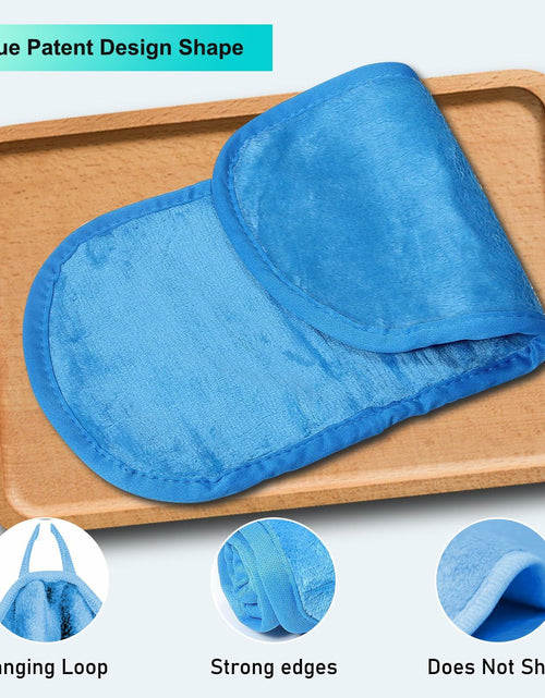 Load image into Gallery viewer, PleasingCare Makeup Remover Cloth Cleansing Towel Burgundy 3 Pack Face
