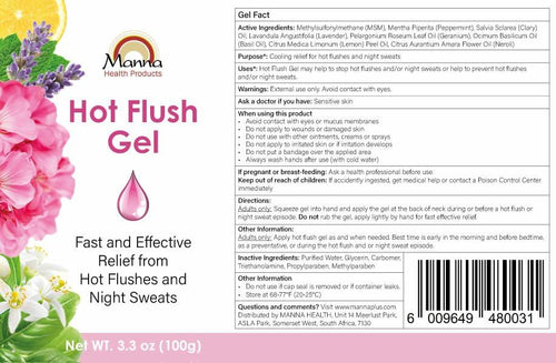 Load image into Gallery viewer, Manna Health Hot Flush Gel for Hot Flushes and Night Sweats
