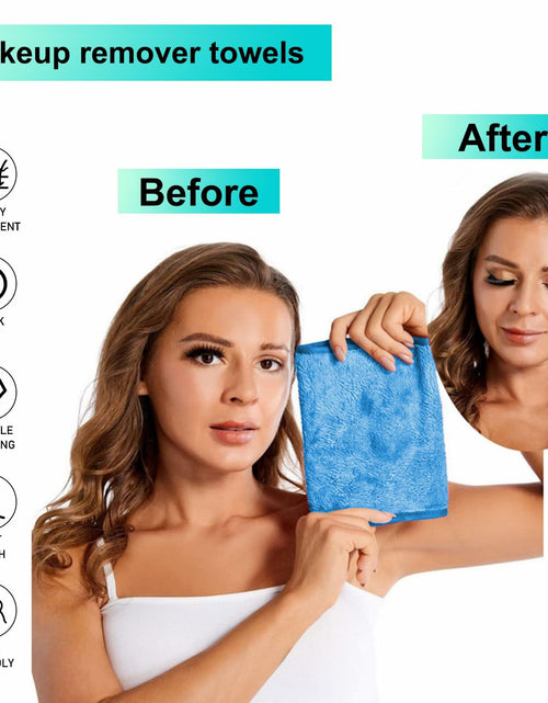 Load image into Gallery viewer, PleasingCare Makeup Remover Cloth Cleansing Towel Burgundy 3 Pack Face
