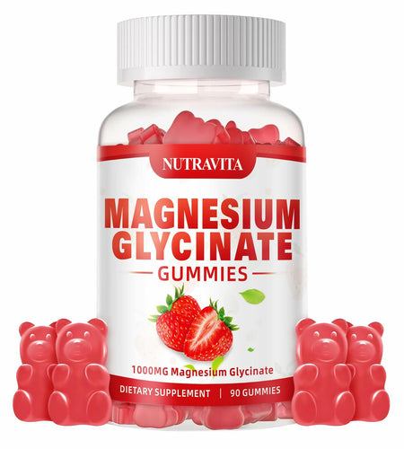 BESTBY 09/26 Nutravita Magnesium Glycinate Gummies 1000mg L-Threonate VitD B6