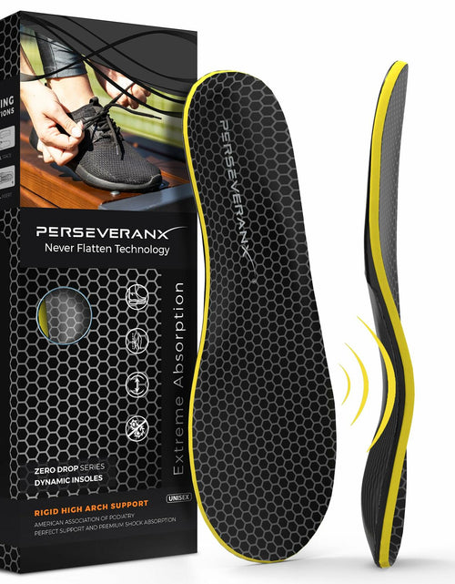 Load image into Gallery viewer, PerseveranX NASA Plantar Fasciitis Insoles Shock Absorb XL M12.5-14.5 W13.5-15.5
