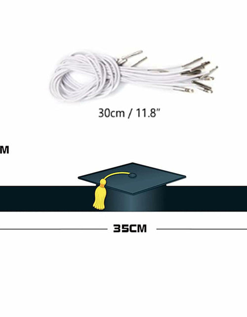 Load image into Gallery viewer, Soochat Graduation Paper Caps 2026 Black Hat Party Costume Accessories 10Pcs
