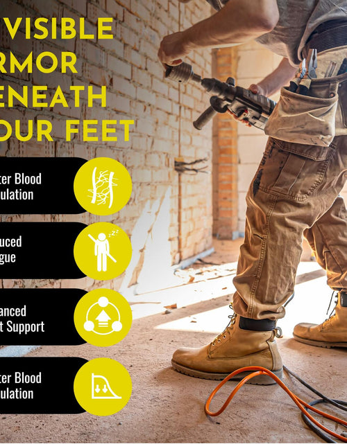 Load image into Gallery viewer, PerseveranX NASA Plantar Fasciitis Insoles Shock Absorb XL M12.5-14.5 W13.5-15.5
