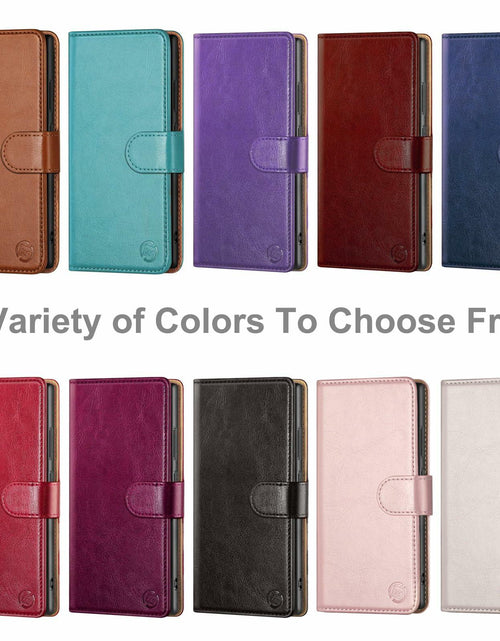 Load image into Gallery viewer, RingPi Moto G 5G 2024 Leather RFID Wallet Case Brown 3 Card Slots
