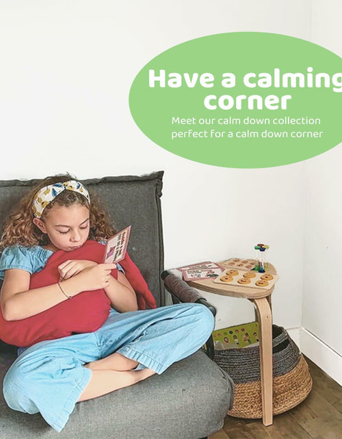 Load image into Gallery viewer, Roromonia Calming Corner Kit with Posters Feelings Chart Wooden Puzzle
