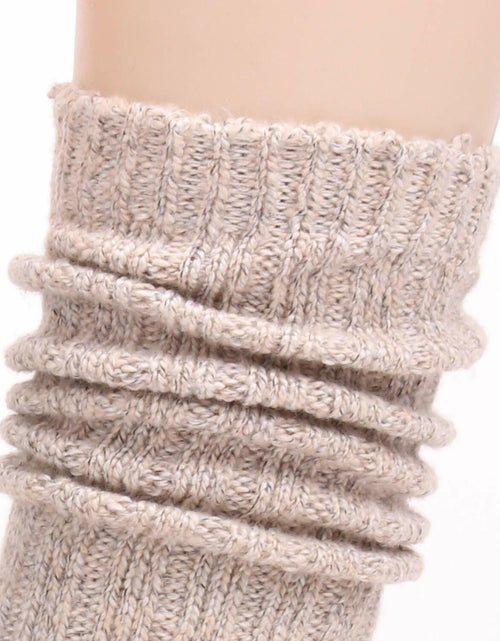 Load image into Gallery viewer, TINTAO Women Winter Wool Cable Knit Knee High Boot Socks 3 Pairs Size 5-11 A06
