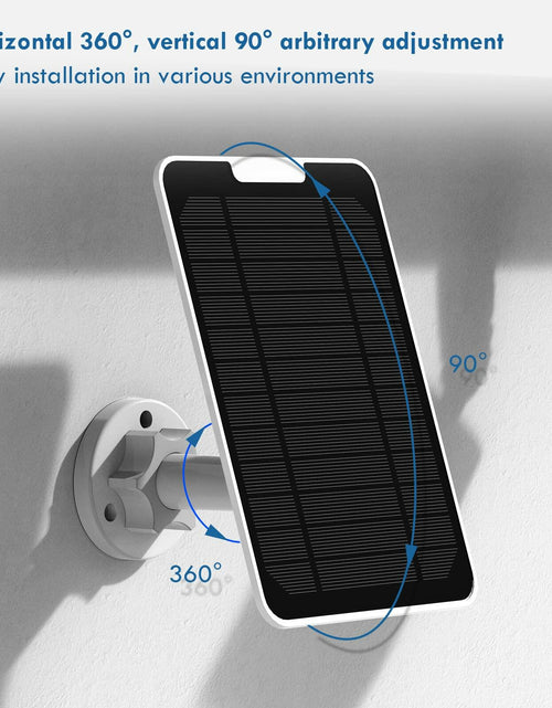 Load image into Gallery viewer, Aothaigro 4W Solar Panel for Arlo Pro 3/4 Ultra/Ultra 2 Floodlight IP65 Cable
