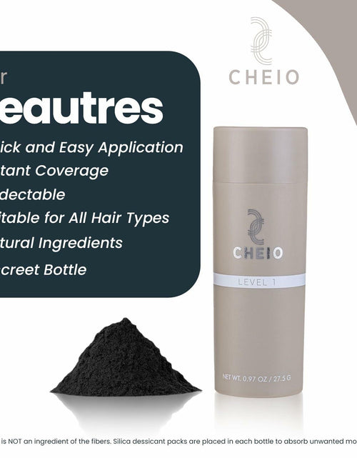 Load image into Gallery viewer, BestBy07/26 Cheio Hair Thickening Fibers 27.5g Level 1 Light Brown Keratin
