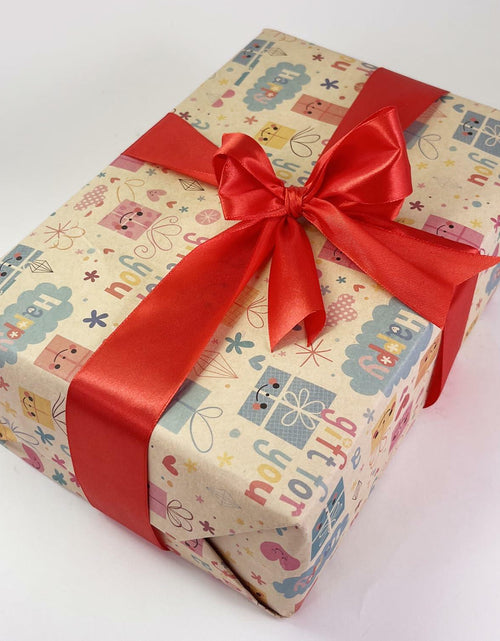 Load image into Gallery viewer, MEYIART Red Ribbon 1.5in 25 Yards Polyester Wedding Gift Wrapping Bow
