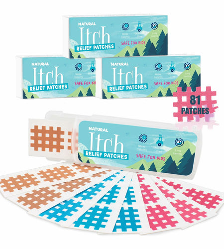Oukken Bite Itch Relief Patches 81 Multi Patches Kids & Adults Anti Itch