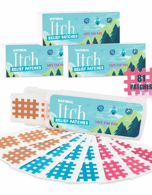 Load image into Gallery viewer, Oukken Bite Itch Relief Patches 81 Multi Patches Kids &amp; Adults Anti Itch
