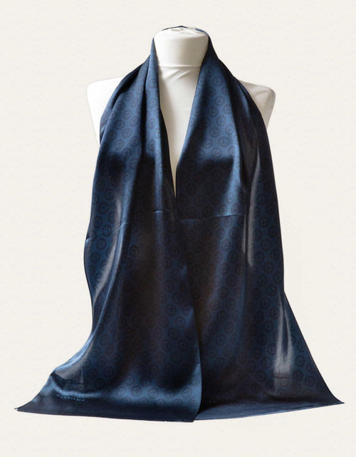 Load image into Gallery viewer, Vissona 100% Silk Satin Head Scarf Yellow 12x27in Size
