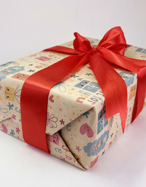 Load image into Gallery viewer, MEYIART Red Ribbon 1.5in 25 Yards Polyester Wedding Gift Wrapping Bow
