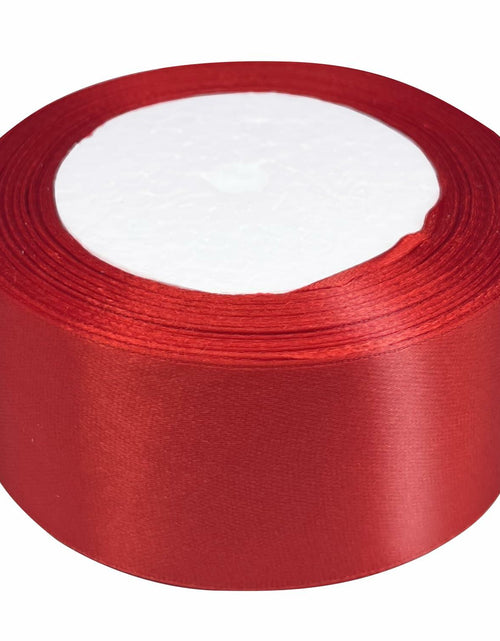 Load image into Gallery viewer, MEYIART Red Ribbon 1.5in 25 Yards Polyester Wedding Gift Wrapping Bow
