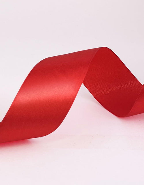 Load image into Gallery viewer, MEYIART Red Ribbon 1.5in 25 Yards Polyester Wedding Gift Wrapping Bow
