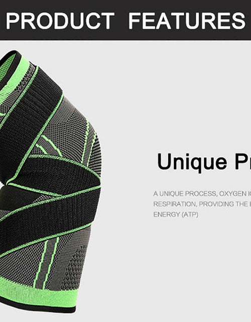 Load image into Gallery viewer, ASOONYUM Knee Sleeve Compression Support Joint Pain Relief Green Single Size XL
