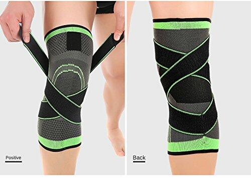 Load image into Gallery viewer, ASOONYUM Knee Sleeve Compression Support Joint Pain Relief Green Single Size XL
