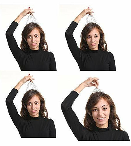 YAO & BEI Scalp Massager Tool Head Scratcher Stress Reliever Rubber Beads 4 Pack
