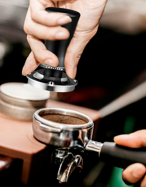Load image into Gallery viewer, LANLYSEN Espresso Tamper 53.3mm Spring-loaded Calibrated Stainless Steel Base
