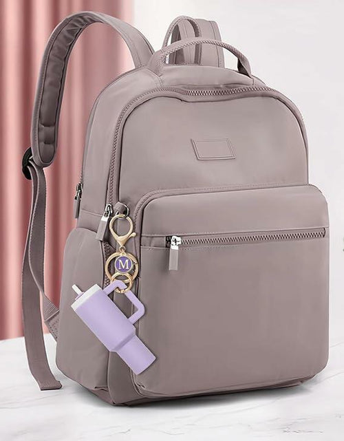 Load image into Gallery viewer, Sanyaa Initial Mini Cup Keychain Accessories for Stanley Purple E
