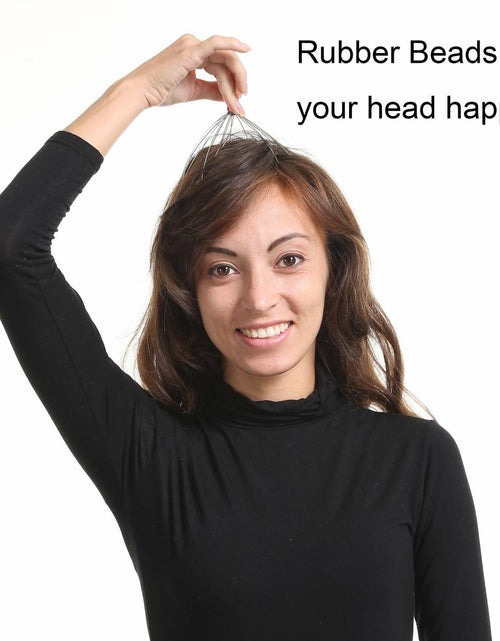 Load image into Gallery viewer, YAO &amp; BEI Scalp Massager Tool Head Scratcher Stress Reliever Rubber Beads 4 Pack
