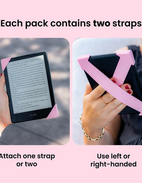 Load image into Gallery viewer, Strapsicle Hand Strap for Kindle Basic 11th/12th Gen &amp; Kobo NIA Small Black

