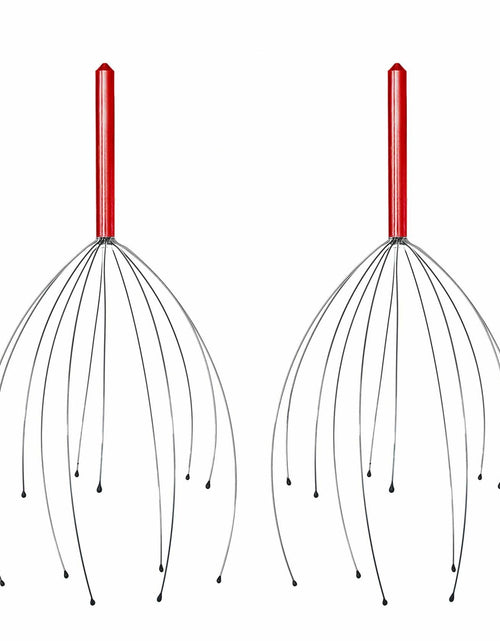 Load image into Gallery viewer, YAO &amp; BEI Scalp Massager Tool Head Scratcher Stress Reliever Rubber Beads 4 Pack
