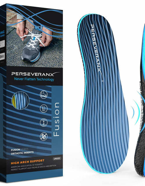 Load image into Gallery viewer, PerseveranX Plantar Fasciitis Insoles Arch Support Duo Layer Comfort open box
