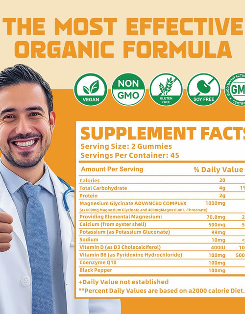 Load image into Gallery viewer, BESTBY09/26 Nutravita Magnesium Glycinate Gummies 1000mg L-Threonate VitD B6
