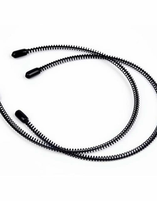Load image into Gallery viewer, WEIMAISI 4pcs Black Metal Wavy Non Slip Hair Hoop Headband Accessories
