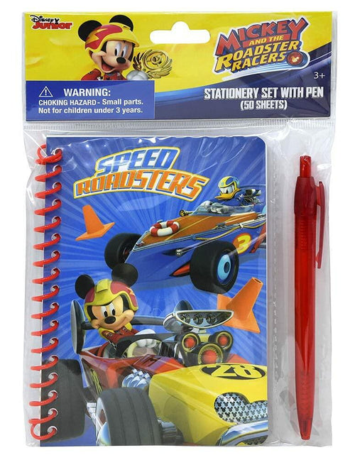 Load image into Gallery viewer, Innovative Designs Mickey Spiral Notebook with Pen Poly Bag 50 Sheets
