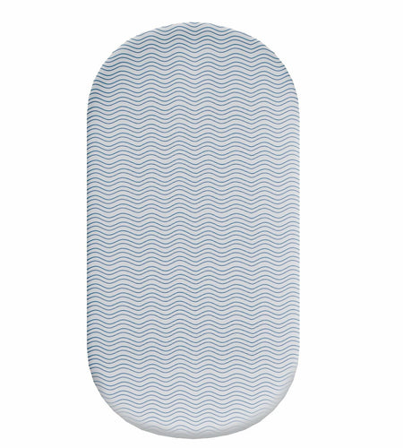 Earth&ME Waterproof Bassinet Mattress Sheets 100% Cotton Brown Waves Universal
