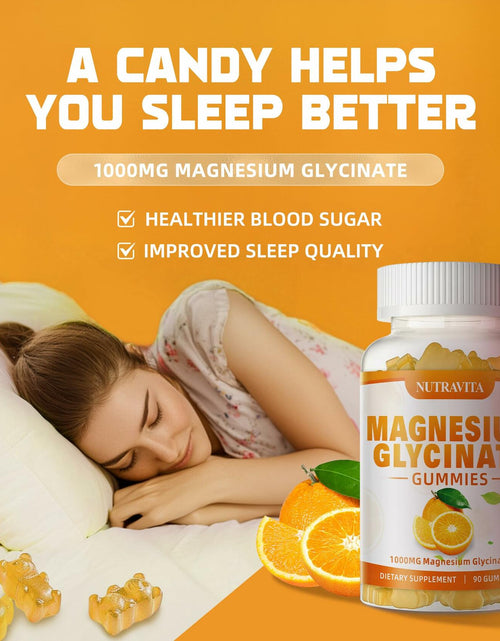 Load image into Gallery viewer, BESTBY09/26 Nutravita Magnesium Glycinate Gummies 1000mg L-Threonate VitD B6
