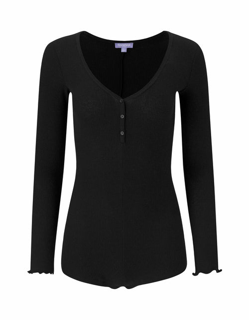 Load image into Gallery viewer, Florence by mills Women's Micro Thermal Romper Black Size X-Small

