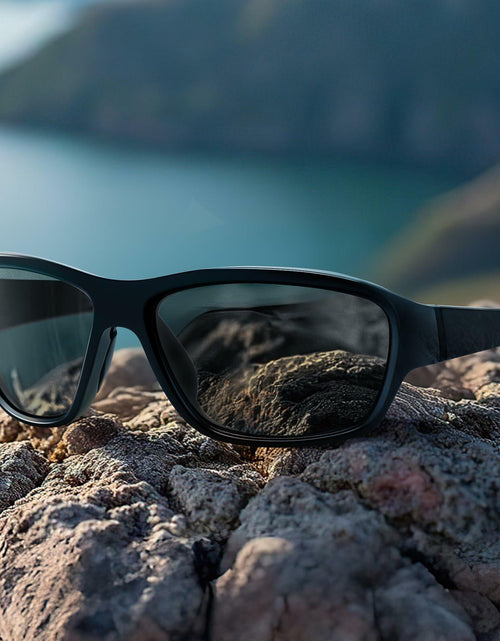 Load image into Gallery viewer, [Like New] Dollger Polarized Sports Sunglasses Women UV400 Black Wraparound Fit
