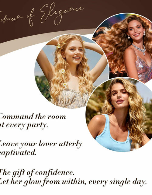 Load image into Gallery viewer, nunflue Heatless Hair Curlers Soft Overnight Set Brown 4Pcs with Silk Scarf
