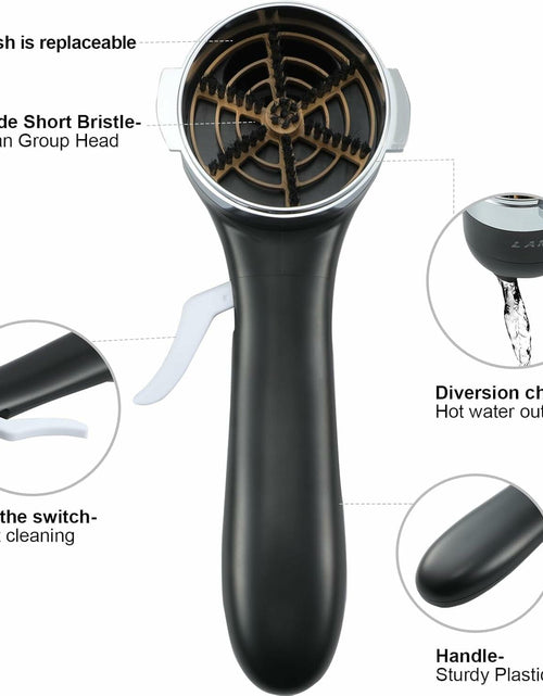 Load image into Gallery viewer, LANLYSEN 58mm Grouphead Brush Metal Black for E61 ECM Rocket Sanremo VBM
