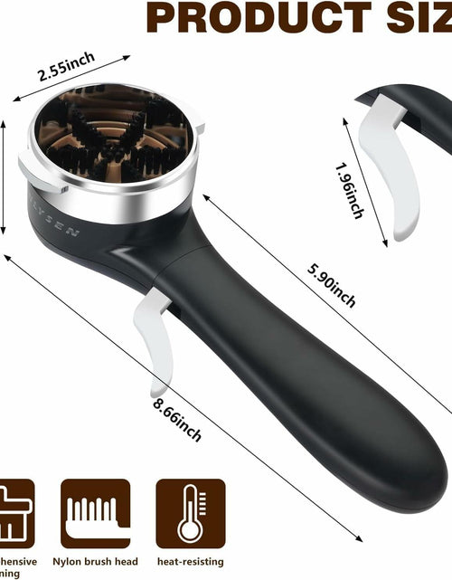 Load image into Gallery viewer, LANLYSEN 58mm Grouphead Brush Metal Black for E61 ECM Rocket Sanremo VBM
