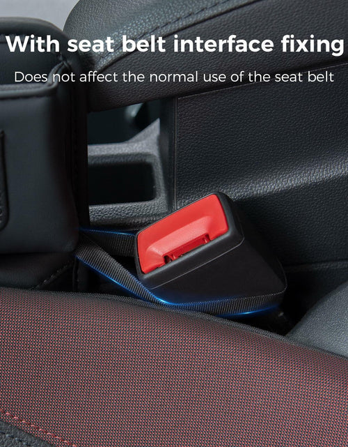 Load image into Gallery viewer, ALIOBC Car Seat Gap Filler Organizer Premium Leather Black 1 Pack
