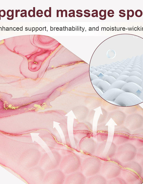 Load image into Gallery viewer, Knocent Ergonomic Wrist Mouse Pad Massage Memory Foam Non-Slip Pink Marble
