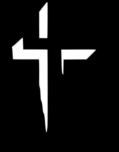 Load image into Gallery viewer, HSC Design Custom Christian Cross Car Decal Sticker Vinyl Art Deco
