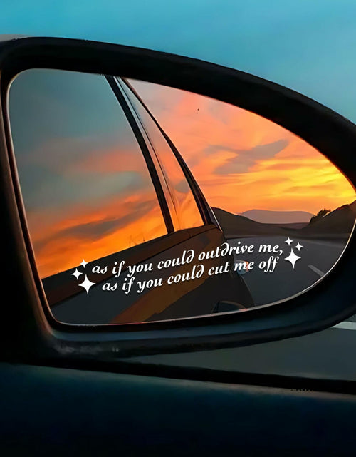 Load image into Gallery viewer, VIANGOZA Set 3Pcs As If You Could Mirror Decal Vinyl Waterproof 4 Inch
