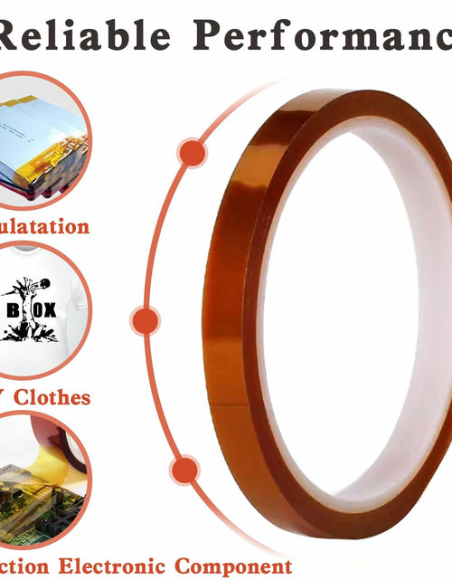 Load image into Gallery viewer, OUSHAACK Heat Resistant Transfer Tape 10mm x 33m 2 Rolls
