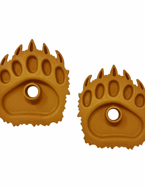 Load image into Gallery viewer, Stoke Tracks Bear Paw Ski Pole Baskets Bear Deep Blue
