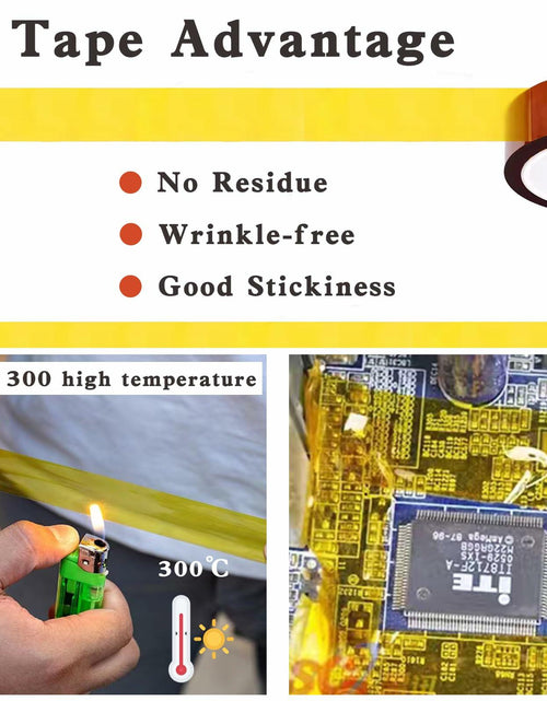 Load image into Gallery viewer, OUSHAACK Heat Resistant Transfer Tape 10mm x 33m 2 Rolls
