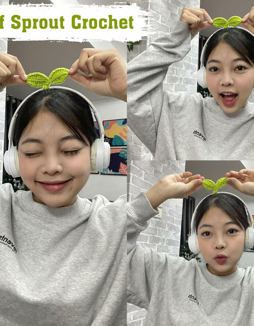 Load image into Gallery viewer, PIDELIGHT Handmade Knitted Crochet Leaf Sprout Multi-Functional Accessory
